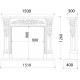 КП-16755 Портал с резными элементами ручной работы